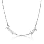 Two Name Necklace La Vie Bien Two Name Necklace