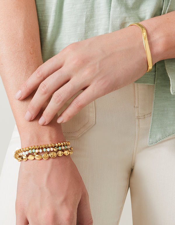 Tybee Island Stretch Bracelet 4mm - Splash Collection Jewelry La Vie Bien Tybee Island Stretch Bracelet 4mm - Splash Collection