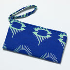 Ugandan Organic Waxcloth Wristlet Clutch & Wallets & Coin Bags La Vie Bien Ugandan Organic Waxcloth Wristlet