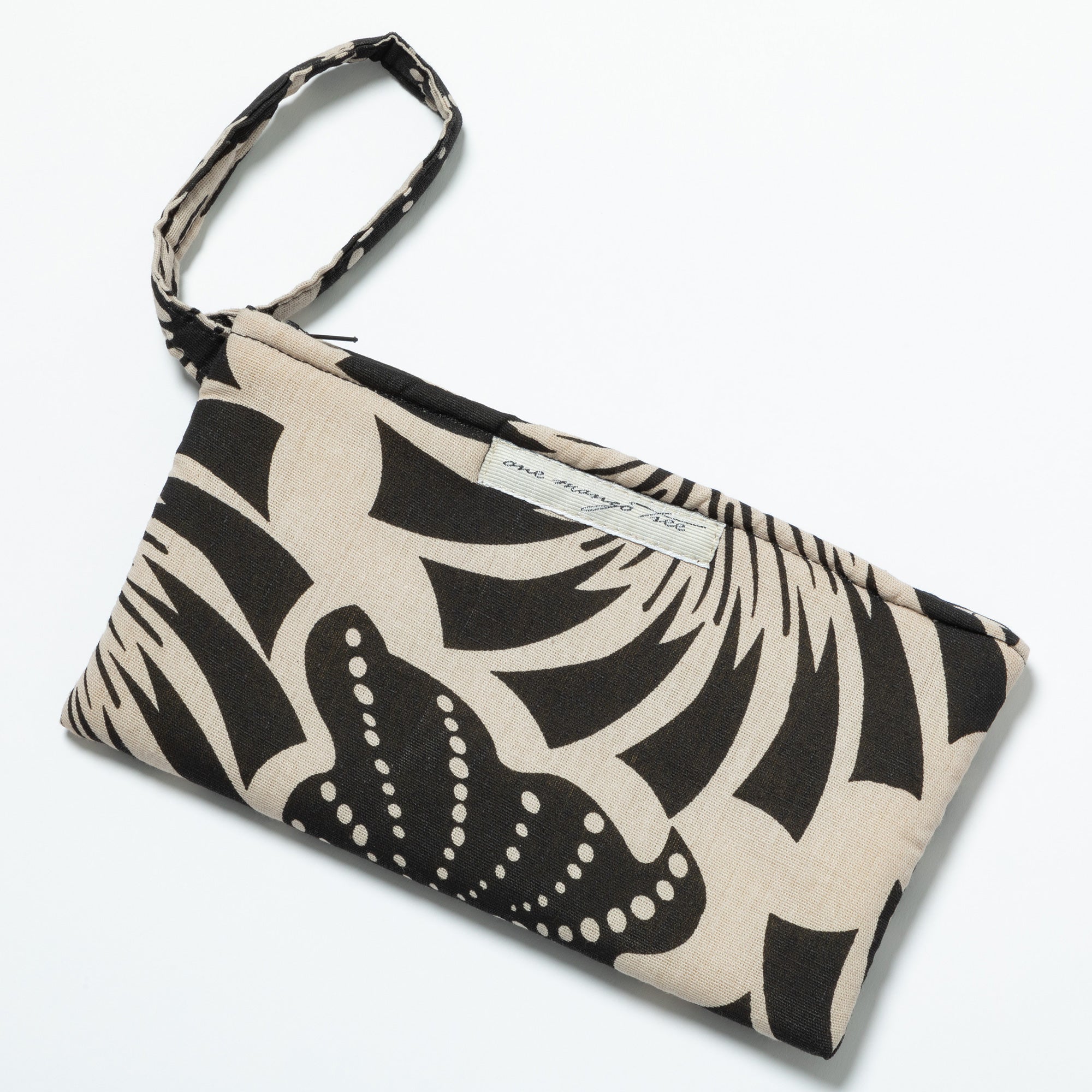 Ugandan Organic Waxcloth Wristlet Clutch & Wallets & Coin Bags La Vie Bien Ugandan Organic Waxcloth Wristlet