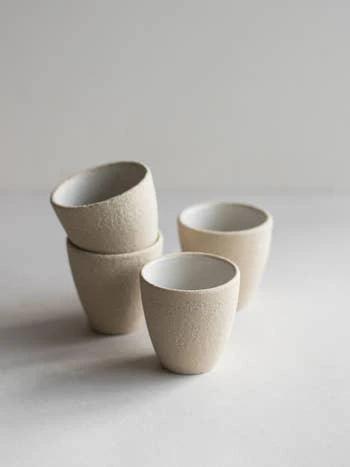 Ukrainian Stoneware Coffee Cup by Ethical Trade Co