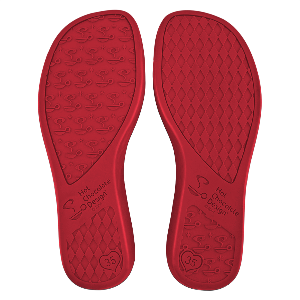 Chocolaticas® Cherry Women's Mary Jane Flat by Hot Chocolate Design