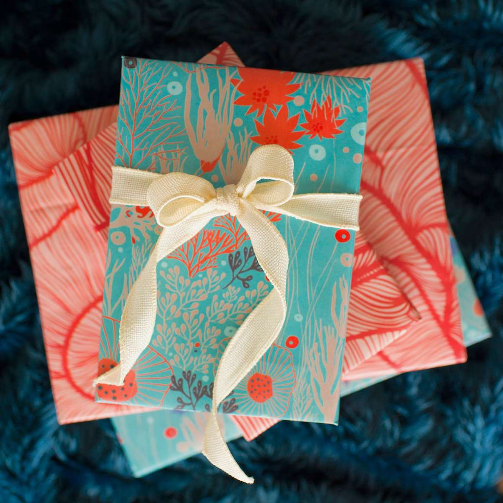 Double-Sided Eco Wrapping Paper | Recycled & Compostable Gift Wrap Made in USA