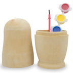 Unfinished Wooden Nesting Doll DIY Craft Blank for Painting 6.75 Inches Nesting Dolls > Unfinished La Vie Bien Unfinished Wooden Nesting Doll DIY Craft Blank for Painting 6.75 Inches