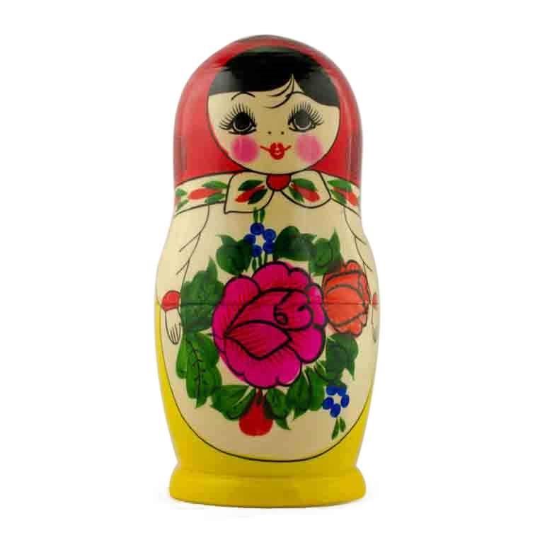 Unfinished Wooden Nesting Doll DIY Craft Blank for Painting 6.75 Inches Nesting Dolls > Unfinished La Vie Bien Unfinished Wooden Nesting Doll DIY Craft Blank for Painting 6.75 Inches