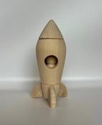 Unfinished Wooden Rocket Ship by PoppyBabyCo