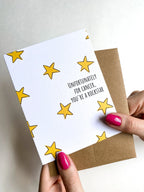 Unfortunately For Cancer You're a Rockstar Get Well Card by Five Dot Post