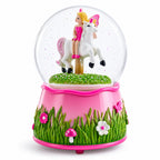 Unicorn Carousel with Fairy Musical Water Snow Globe Snow Globes > Fairy Tales La Vie Bien Unicorn Carousel with Fairy Musical Water Snow Globe