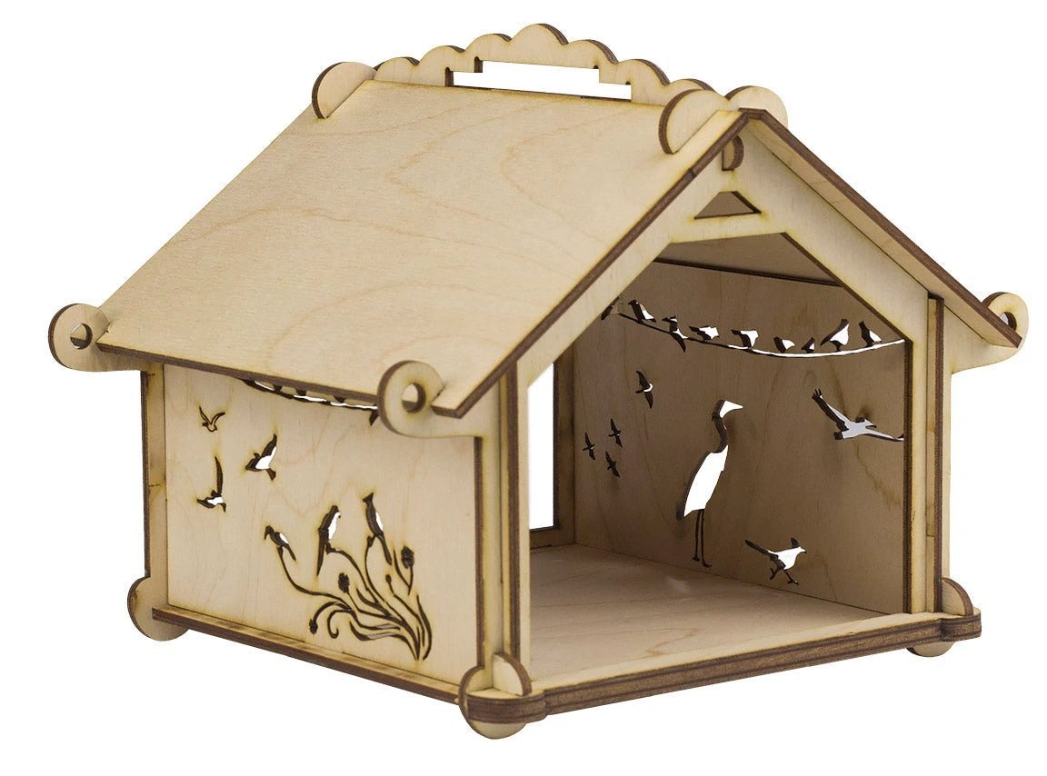 Unique Birdhouse Kit for DIY project by PoppyBabyCo