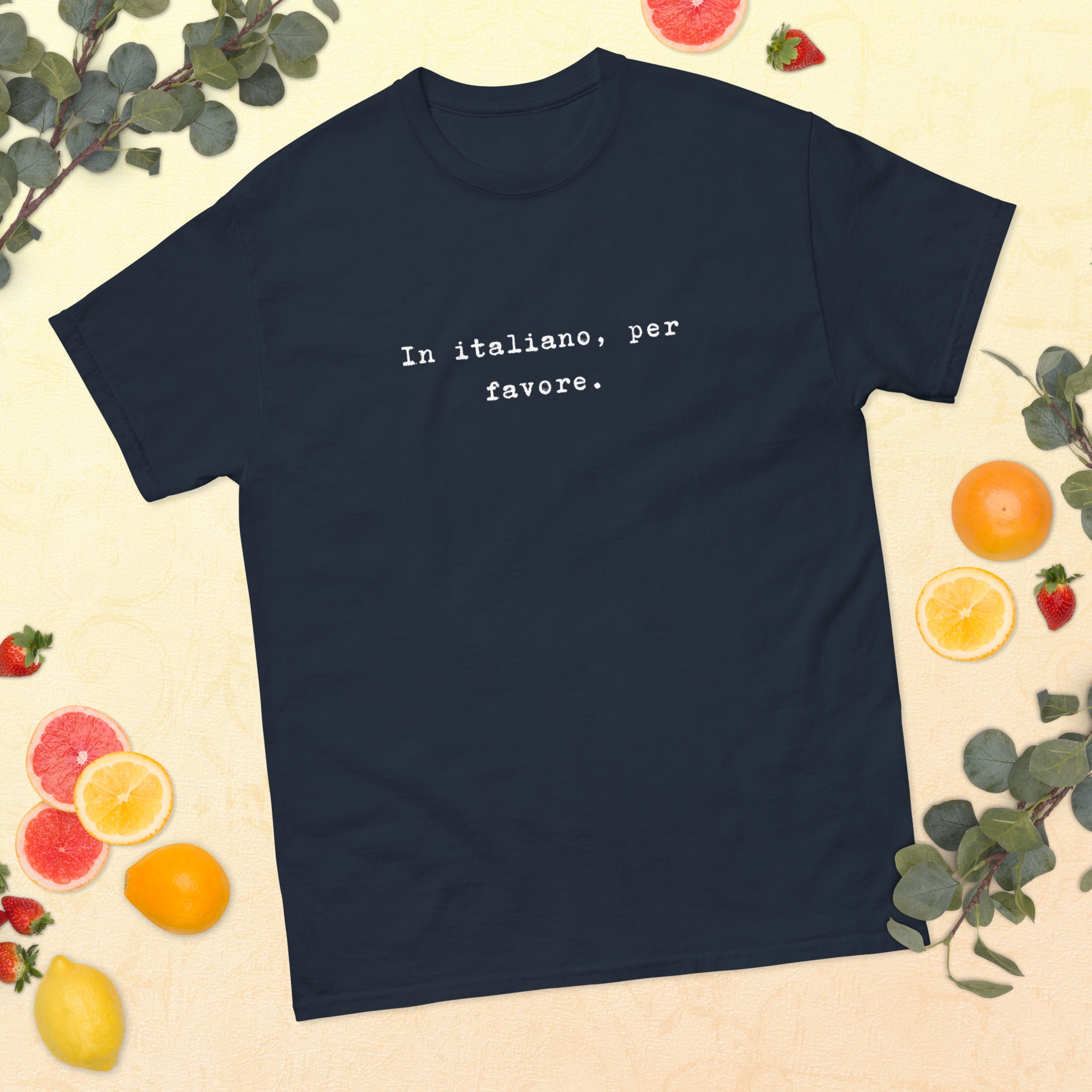 In italiano, per favore tee shirt for Italian speakers, teacher gift ideas