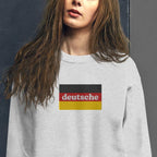 Deutsche embroidered German Sweatshirt by La Vie Bien