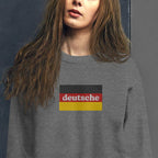 Deutsche embroidered German Sweatshirt by La Vie Bien