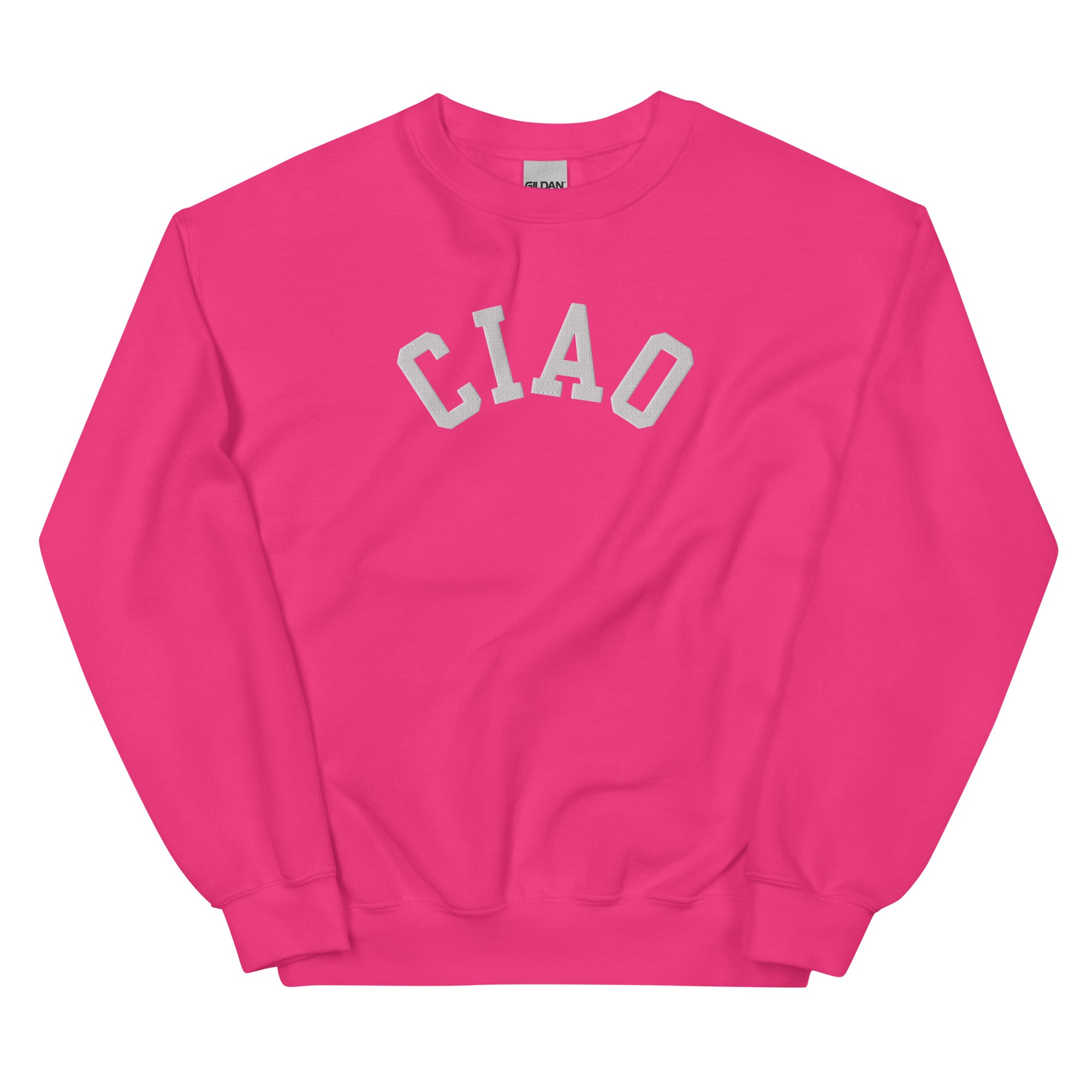 Ciao embroidered unisex sweatshirt
