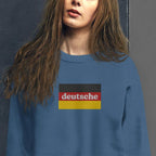 Deutsche embroidered German Sweatshirt by La Vie Bien