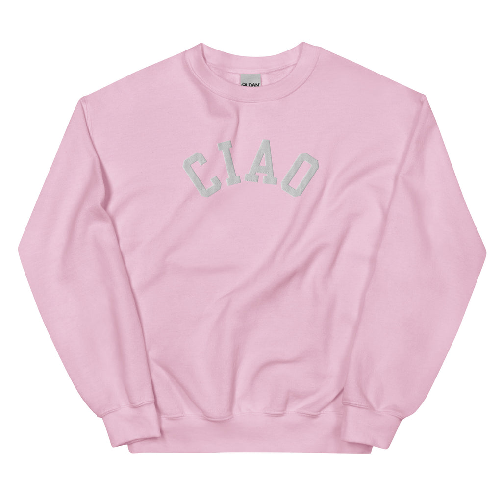 Ciao embroidered unisex sweatshirt