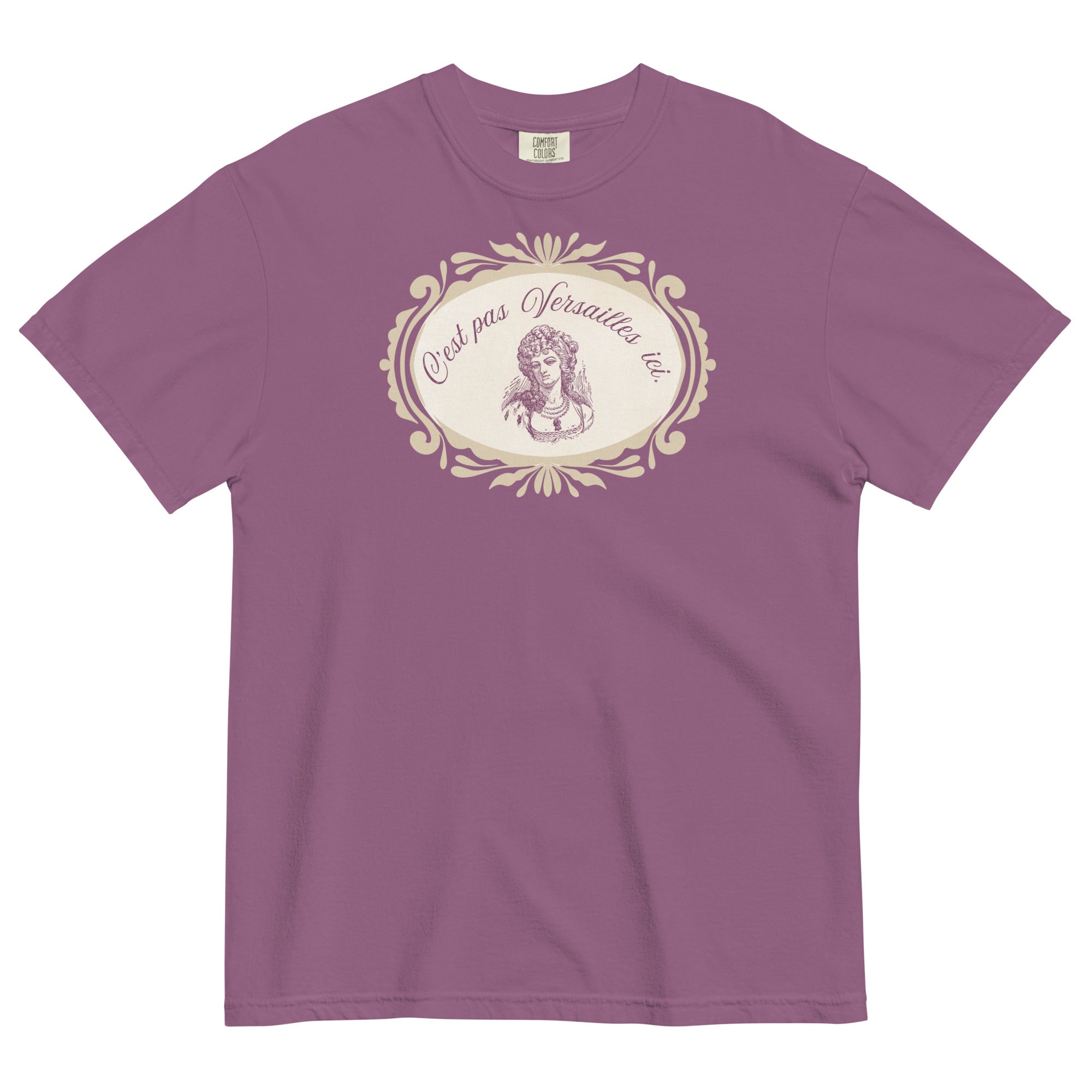 C'est pas Versailles ici. Marie Antoinette tee - La Vie Bien - Adult french tee - C'est pas Versailles ici