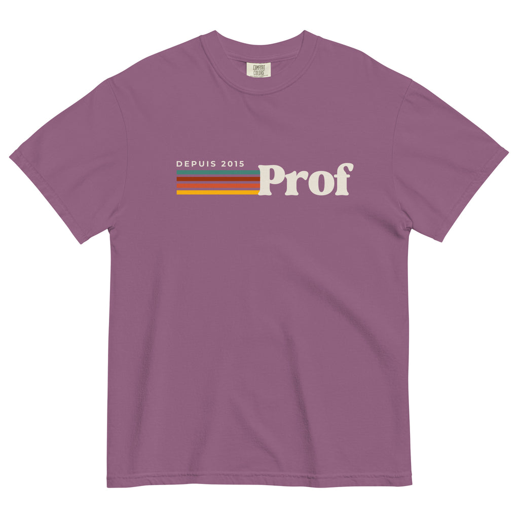 Prof depuis (year) personalizable teacher tee