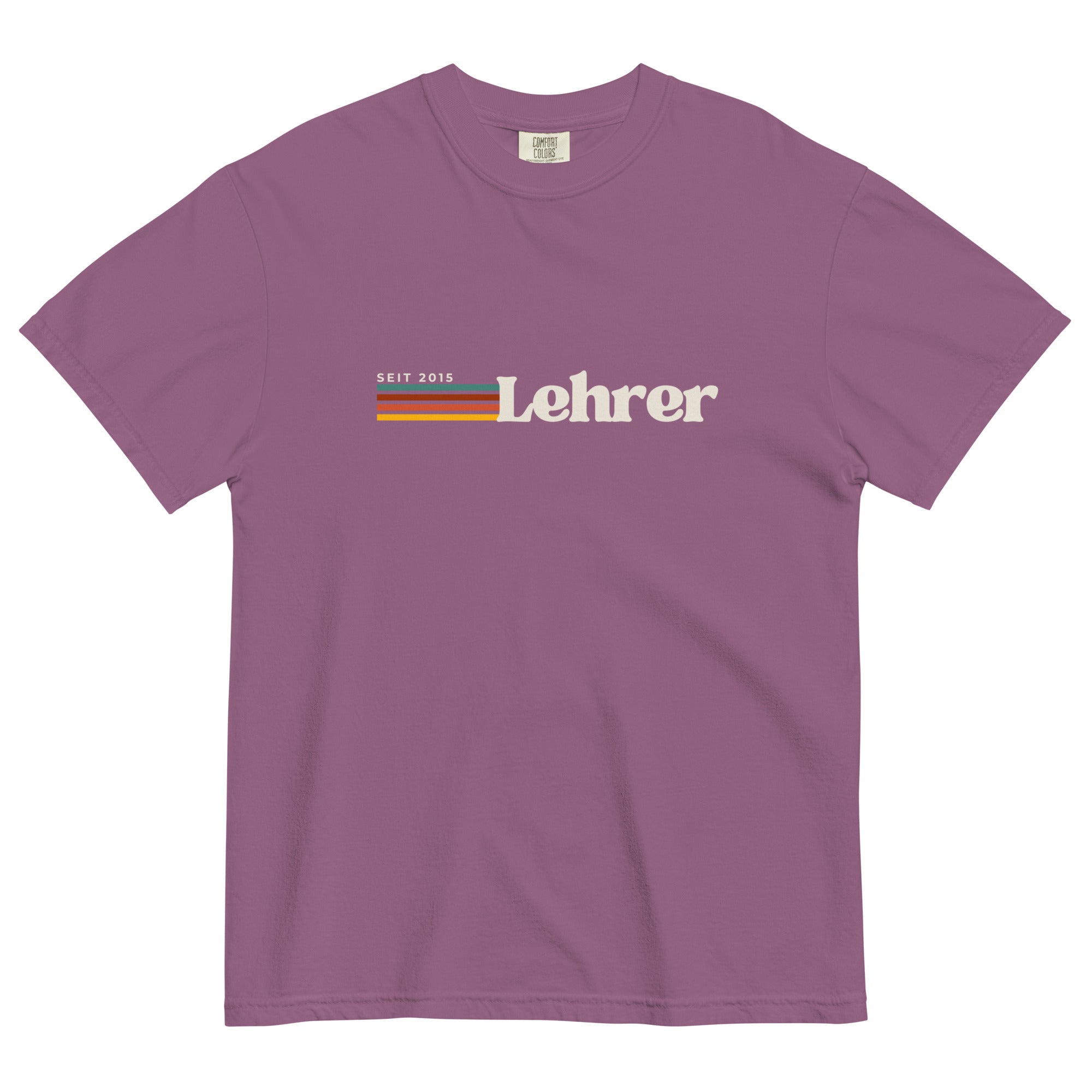 Lehrer Seit (year) customized teacher tee - German - La Vie Bien - Custom German gifts - German accessories