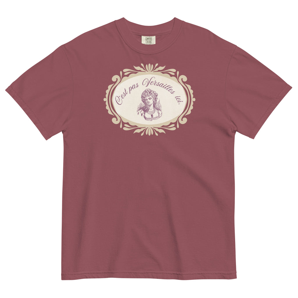 C'est pas Versailles ici. Marie Antoinette tee - La Vie Bien - Adult french tee - C'est pas Versailles ici