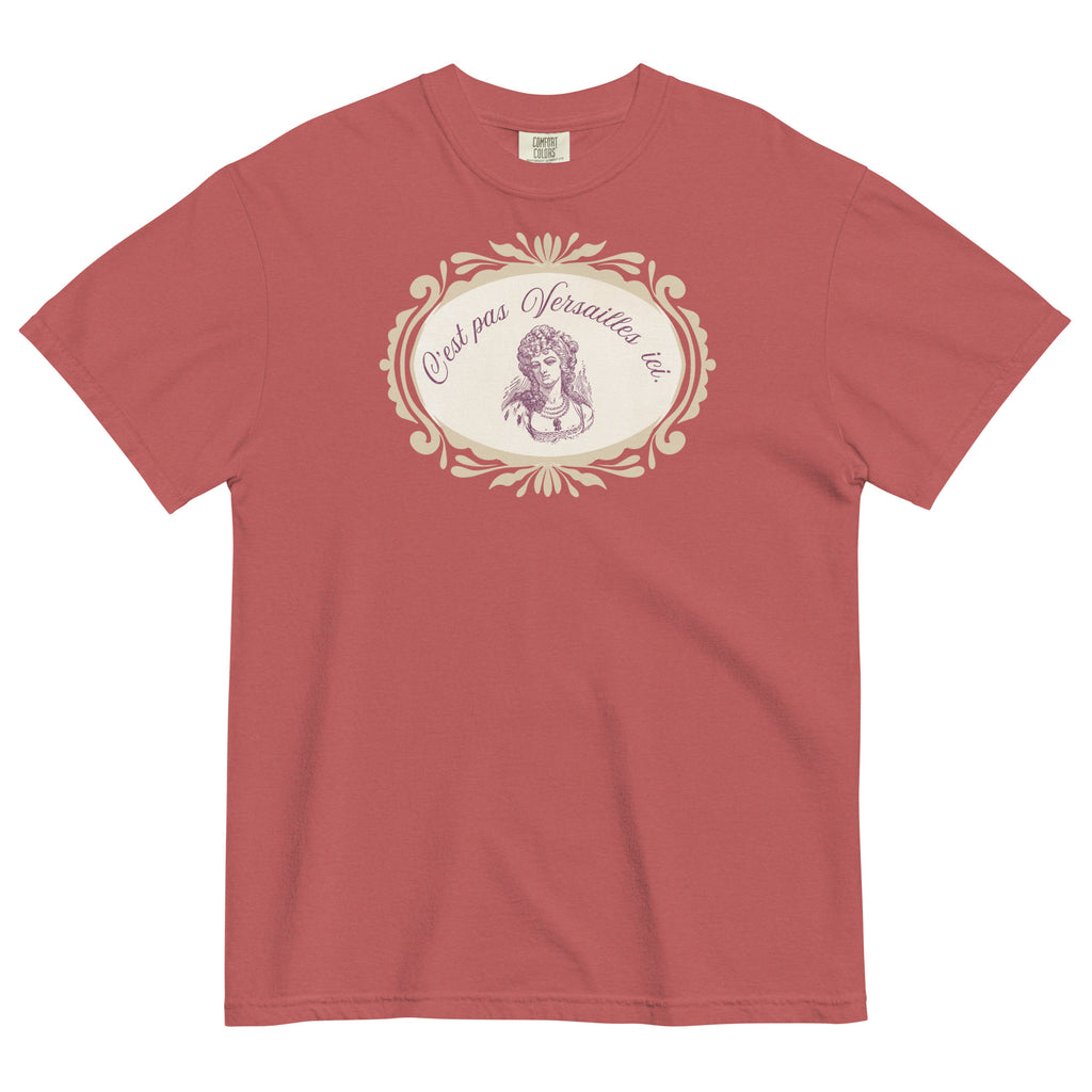 C'est pas Versailles ici. Marie Antoinette tee - La Vie Bien - Adult french tee - C'est pas Versailles ici