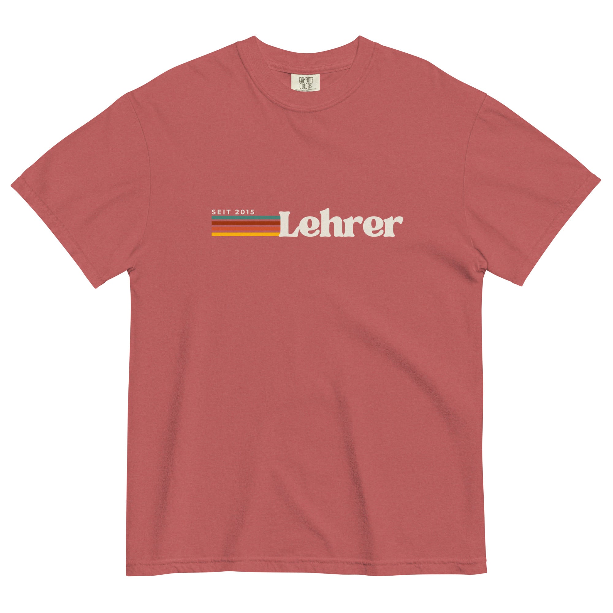 Lehrer Seit (year) customized teacher tee - German - La Vie Bien - Custom German gifts - German accessories