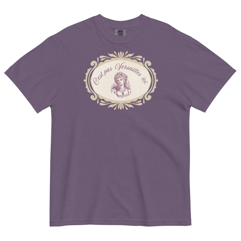C'est pas Versailles ici. Marie Antoinette tee - La Vie Bien - Adult french tee - C'est pas Versailles ici