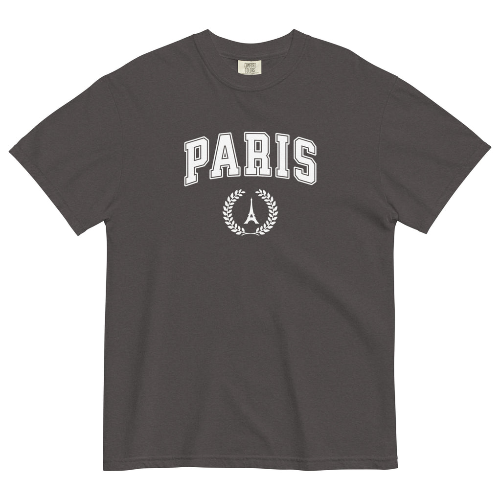 Paris block text tee