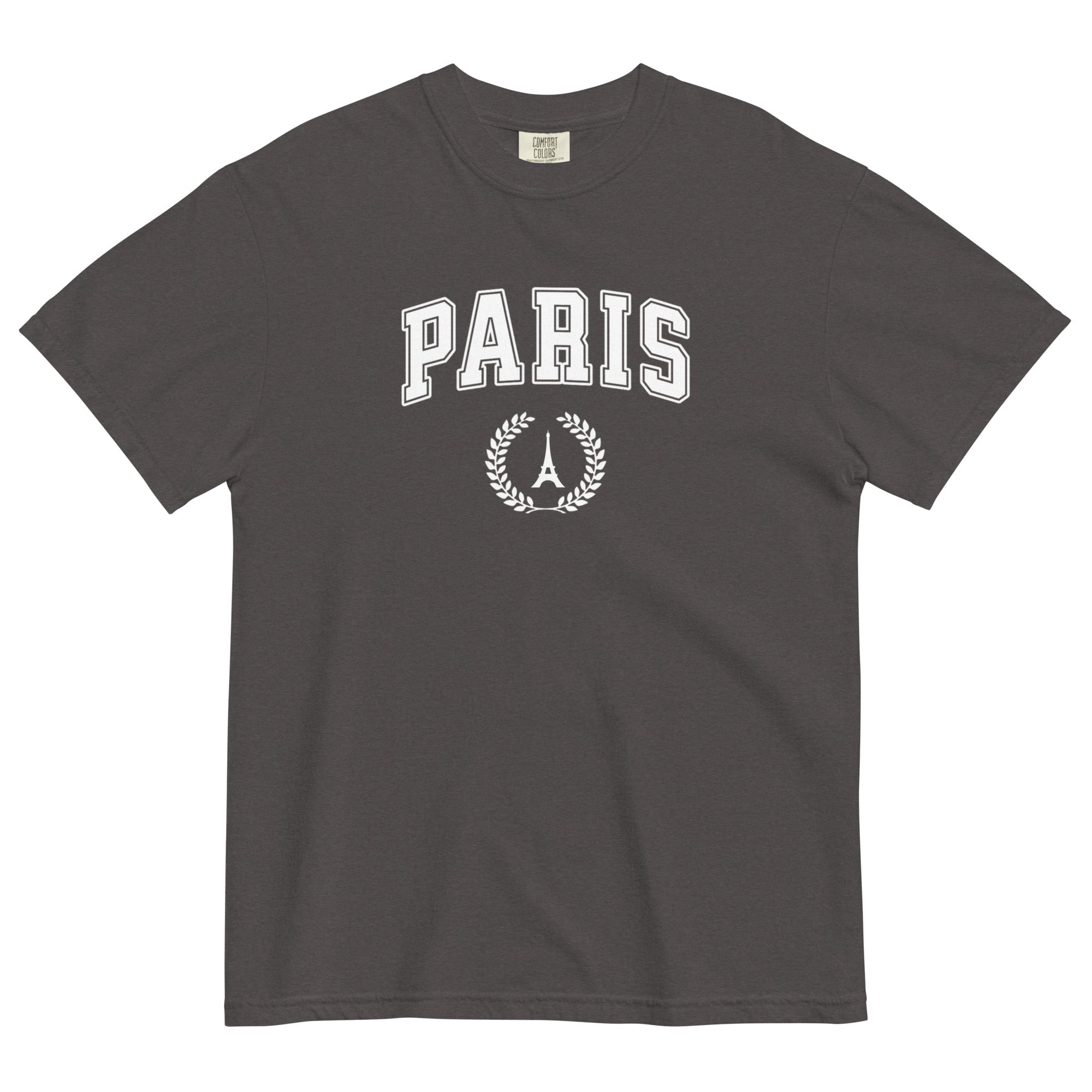 Paris block text tee