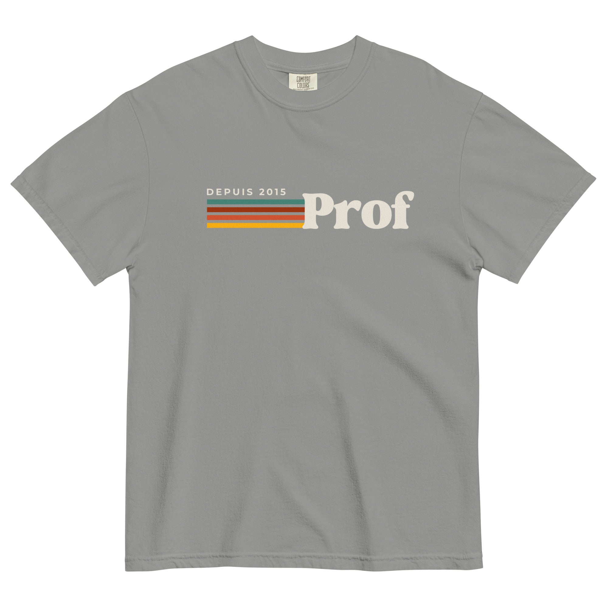 Prof depuis (year) personalizable teacher tee