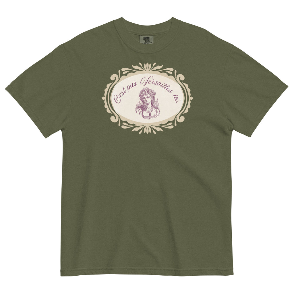 C'est pas Versailles ici. Marie Antoinette tee - La Vie Bien - Adult french tee - C'est pas Versailles ici