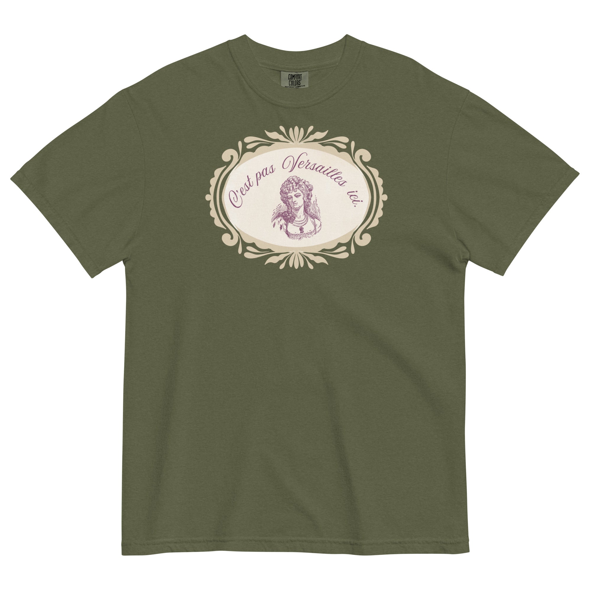 C'est pas Versailles ici. Marie Antoinette tee - La Vie Bien - Adult french tee - C'est pas Versailles ici