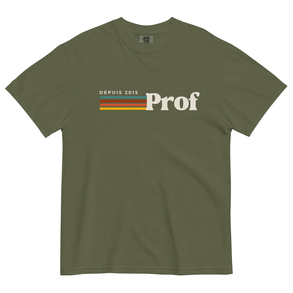 Prof depuis (year) personalizable teacher tee