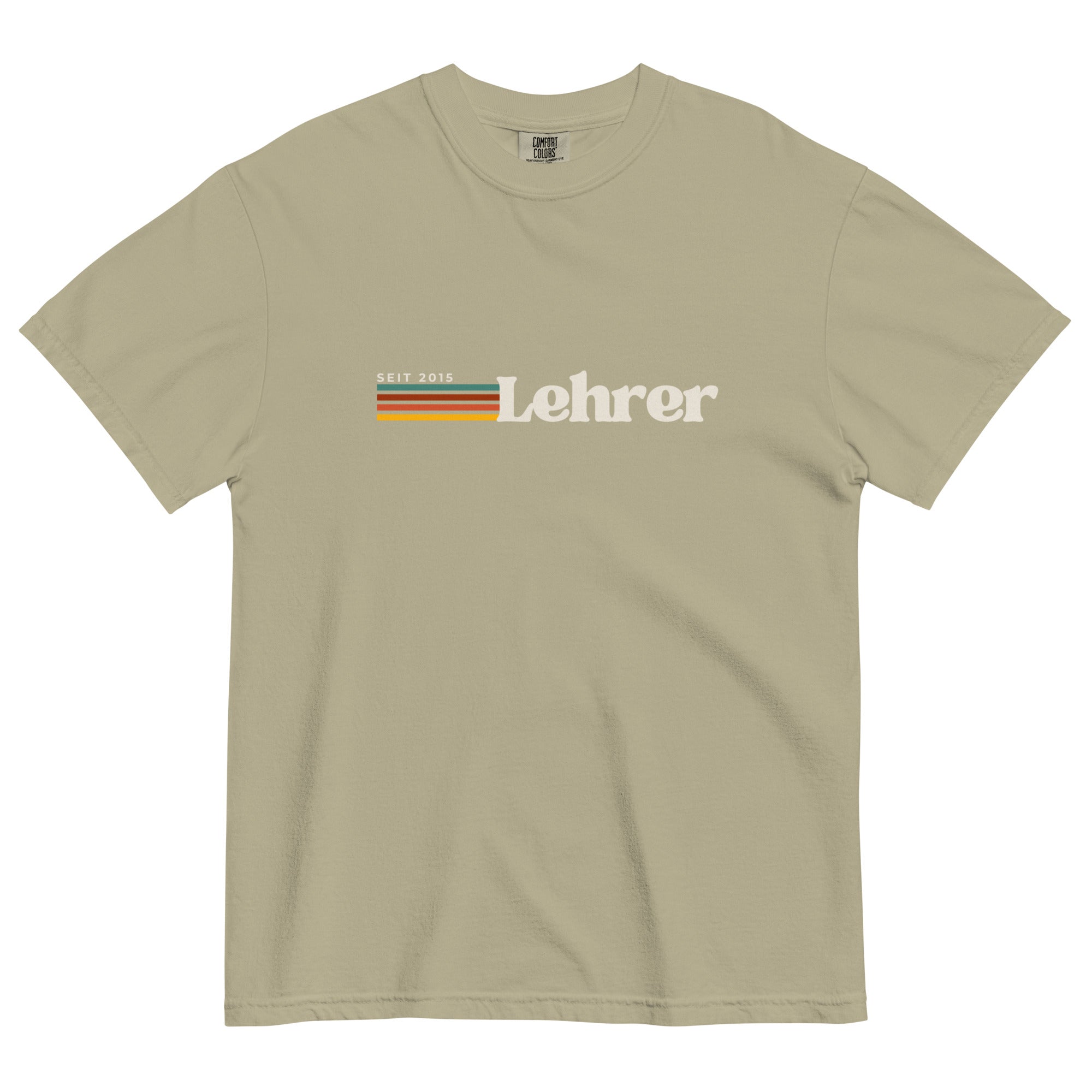 Lehrer Seit (year) customized teacher tee - German - La Vie Bien - Custom German gifts - German accessories