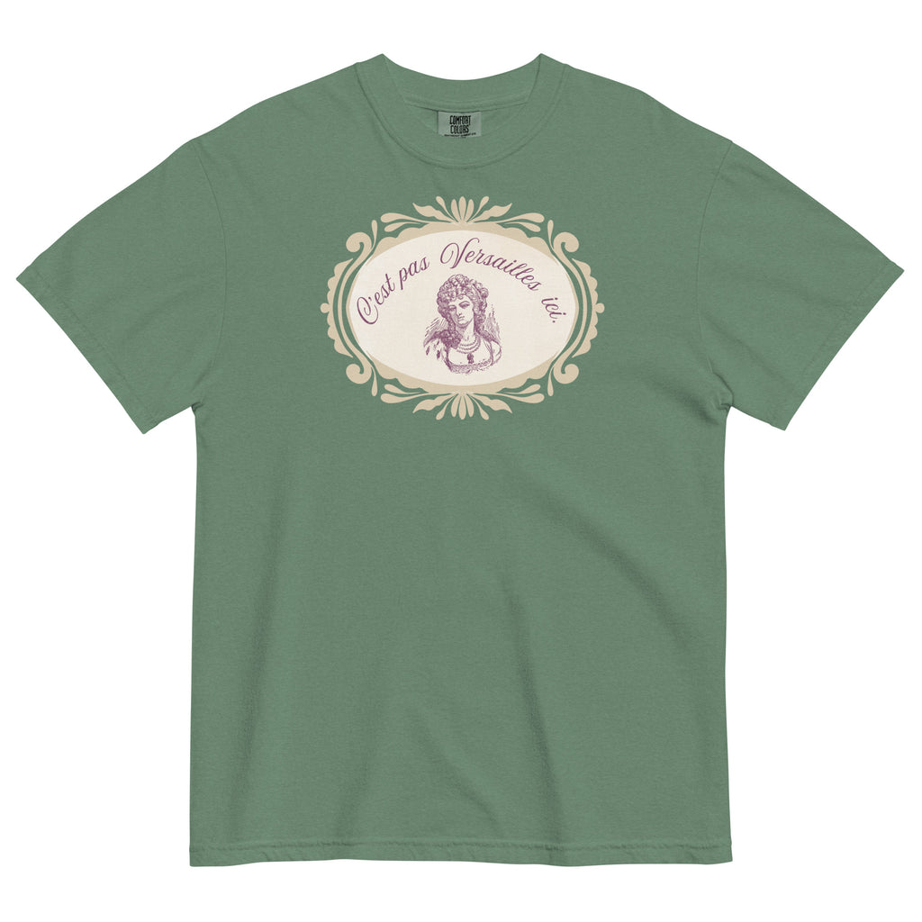 C'est pas Versailles ici. Marie Antoinette tee - La Vie Bien - Adult french tee - C'est pas Versailles ici