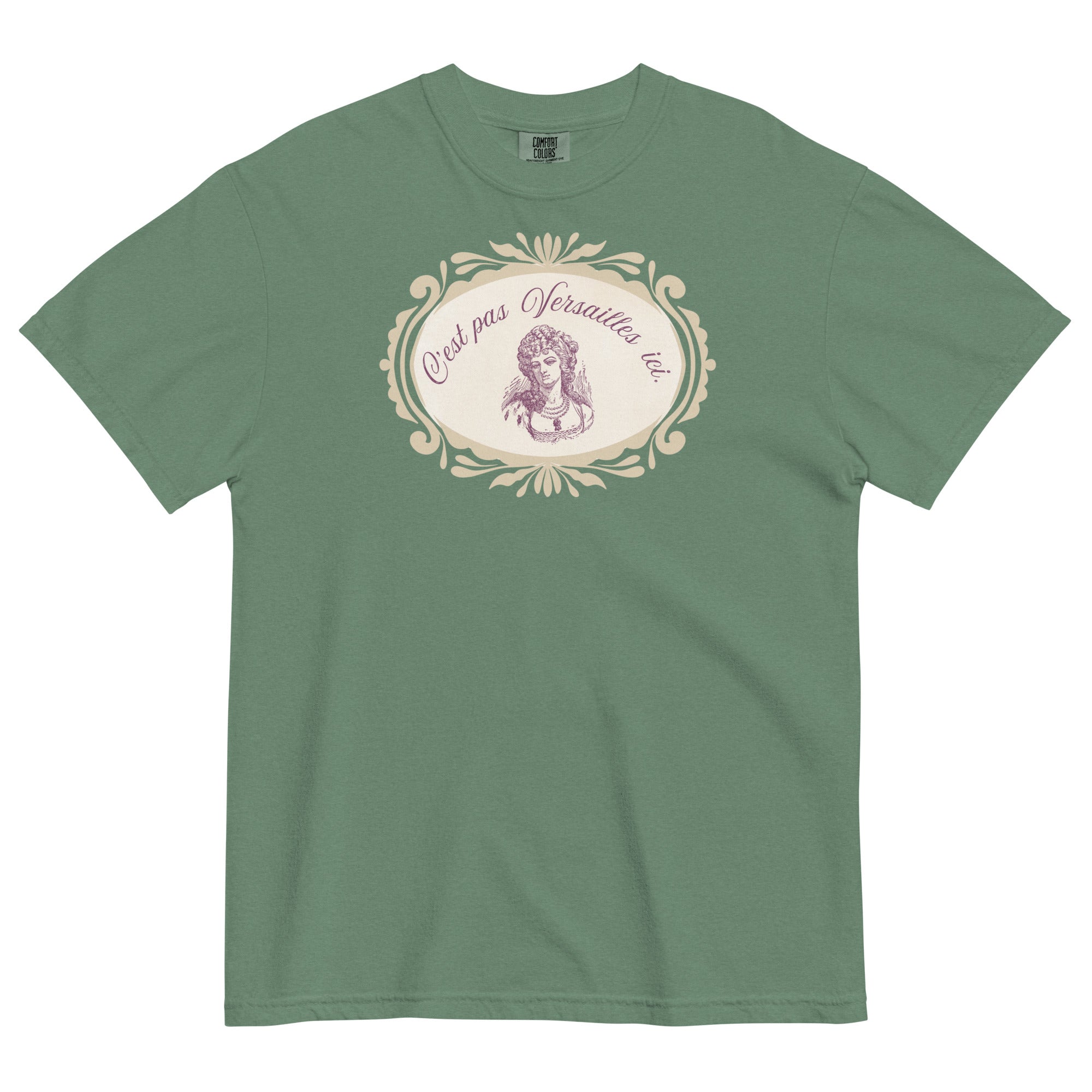 C'est pas Versailles ici. Marie Antoinette tee - La Vie Bien - Adult french tee - C'est pas Versailles ici