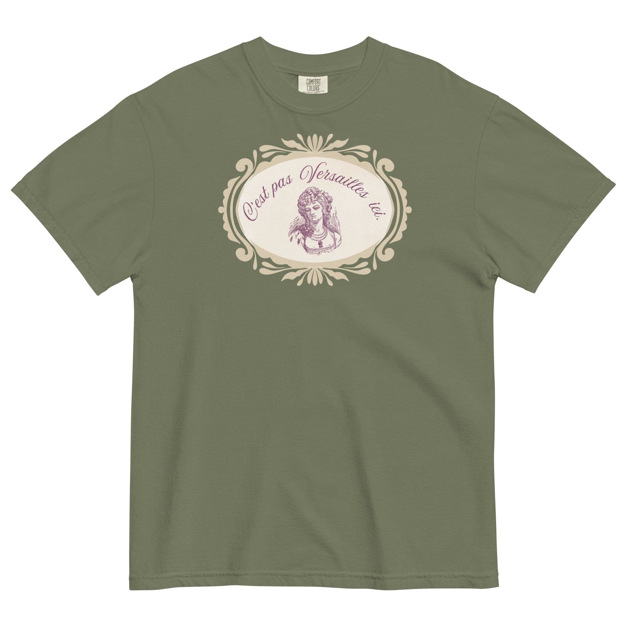 C'est pas Versailles ici. Marie Antoinette tee - La Vie Bien - Adult french tee - C'est pas Versailles ici