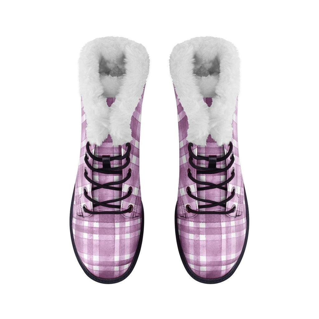 Unisex Lace Up Winter Boots Fashion Comfort Chukka Boots by Printy6
