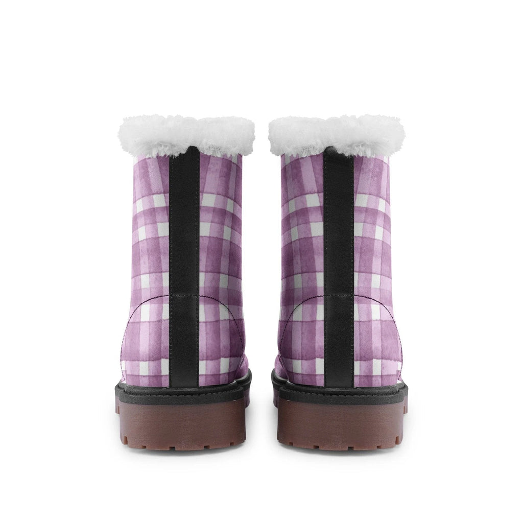 Unisex Lace Up Winter Boots Fashion Comfort Chukka Boots by Printy6
