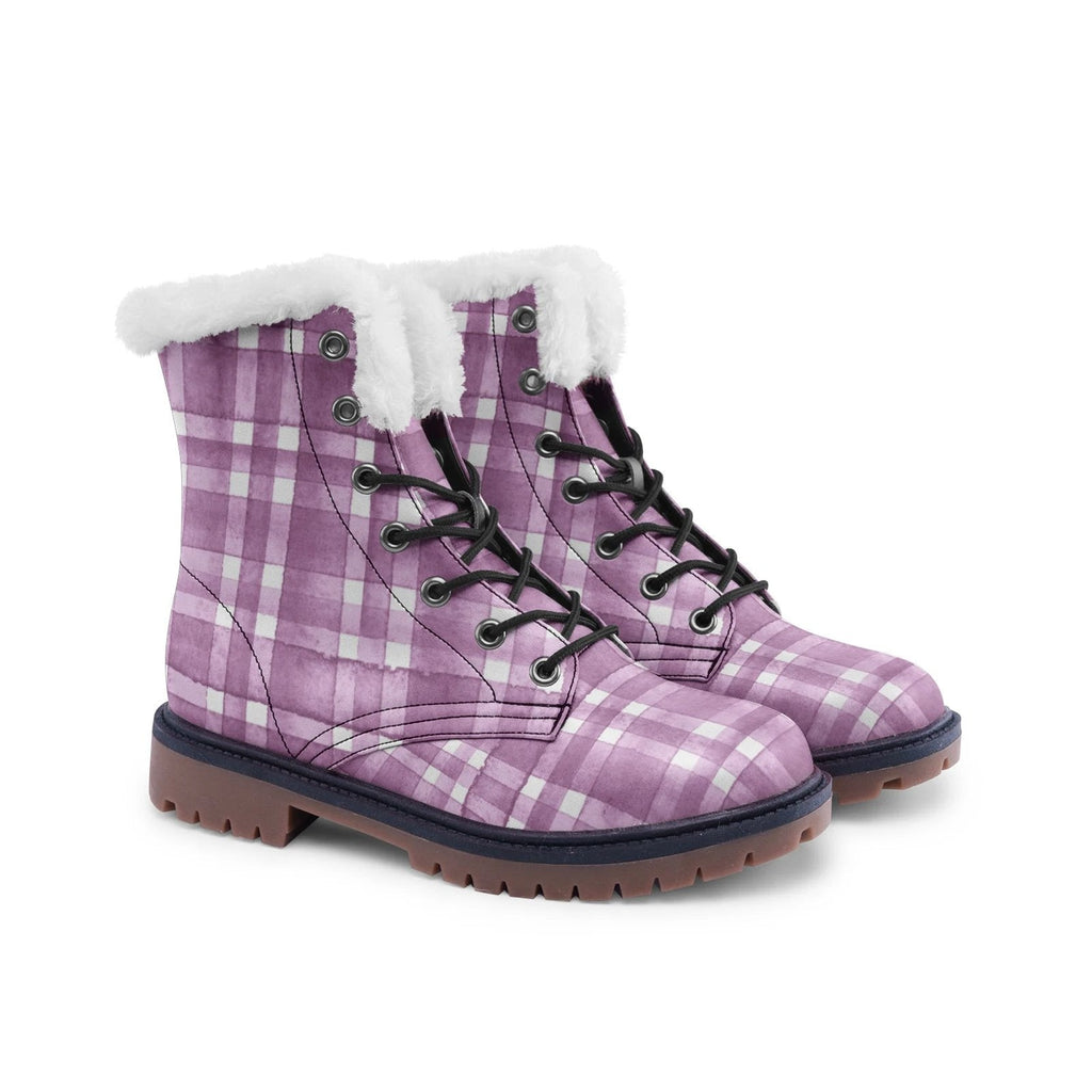 Unisex Lace Up Winter Boots Fashion Comfort Chukka Boots by Printy6