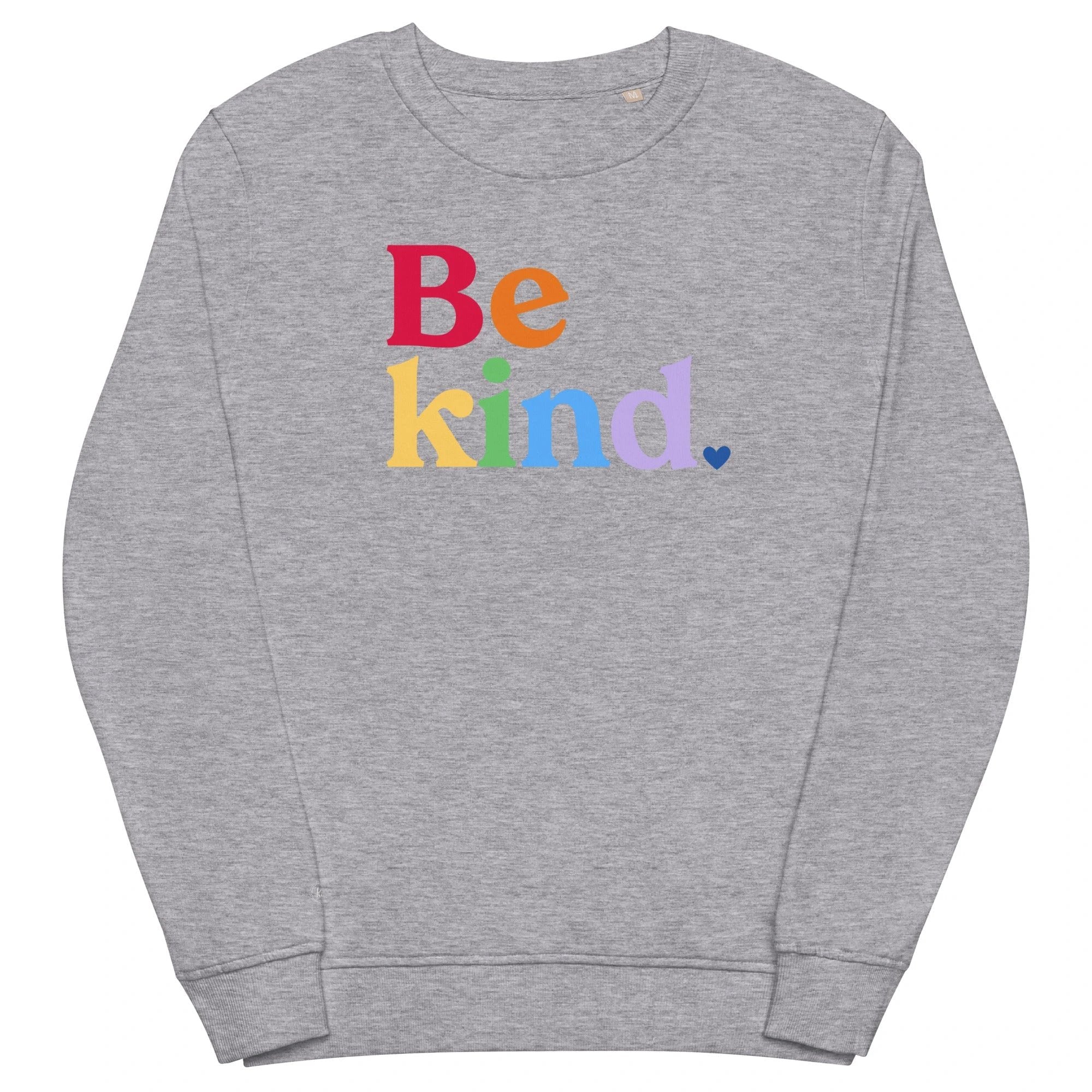 Be Kind Rainbow Crewneck Sweatshirt by Kind Cotton