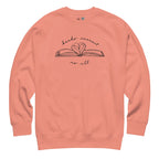 Books Connect Us All Embroidered Crewneck Sweatshirt by Kind Cotton