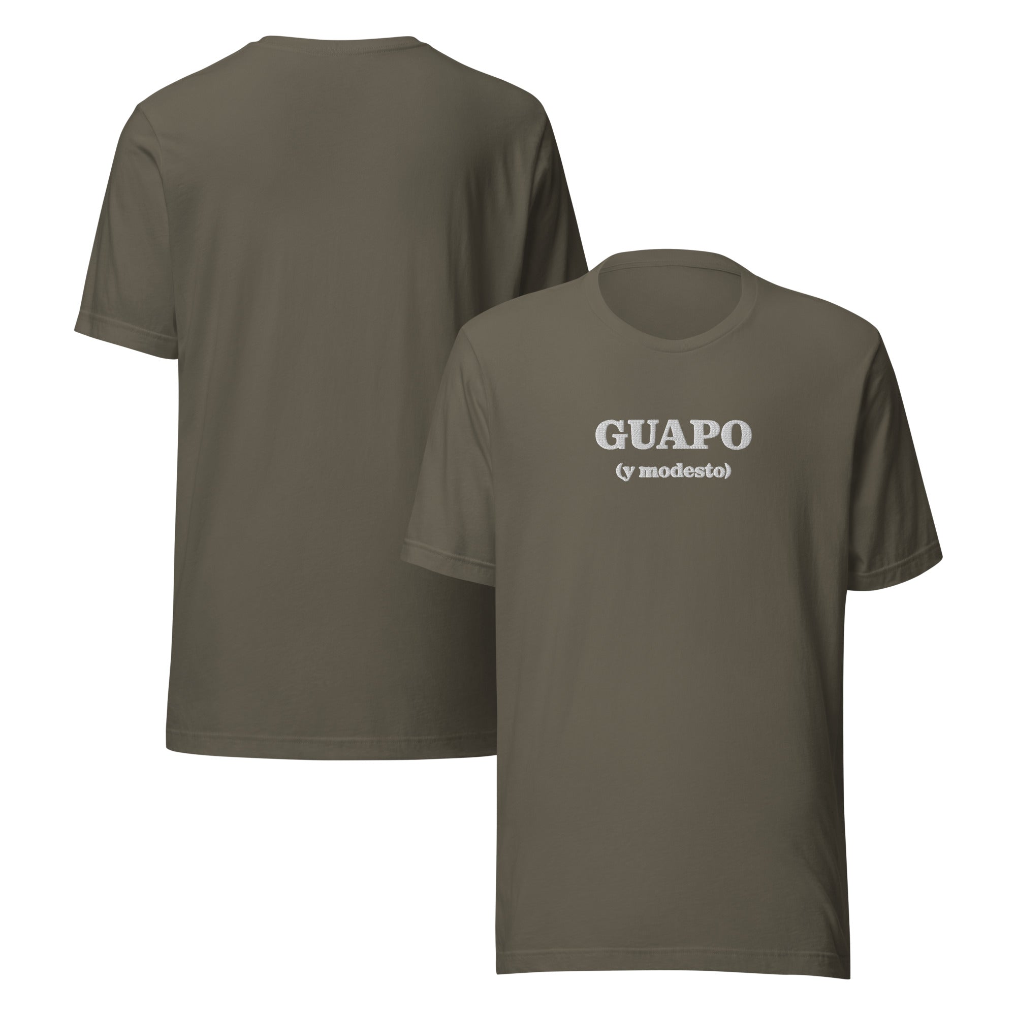 Guapo y modesto embroidered t-shirt