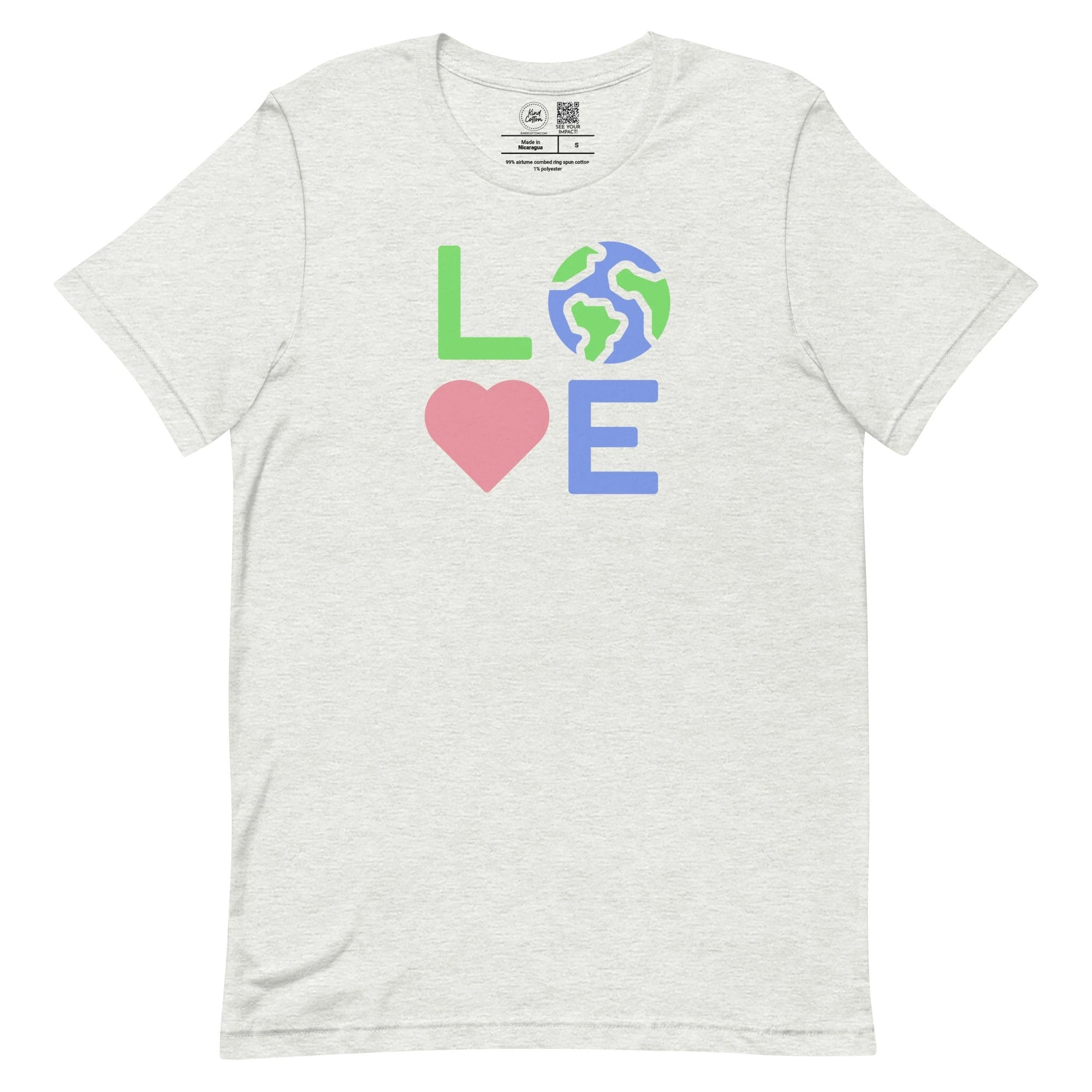 Love Earth Classic Tee by Kind Cotton