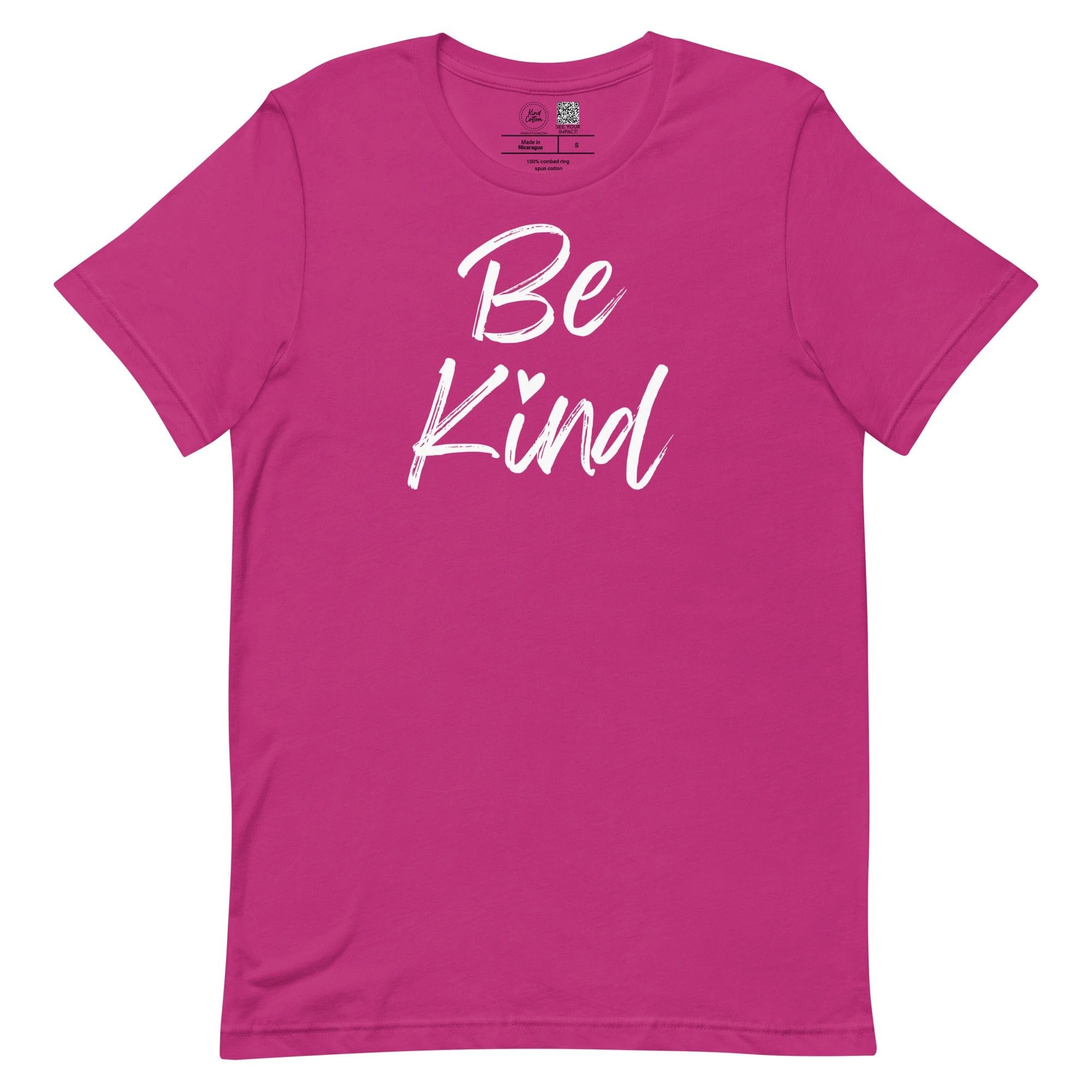 Be Kind Script Classic Tee by Kind Cotton