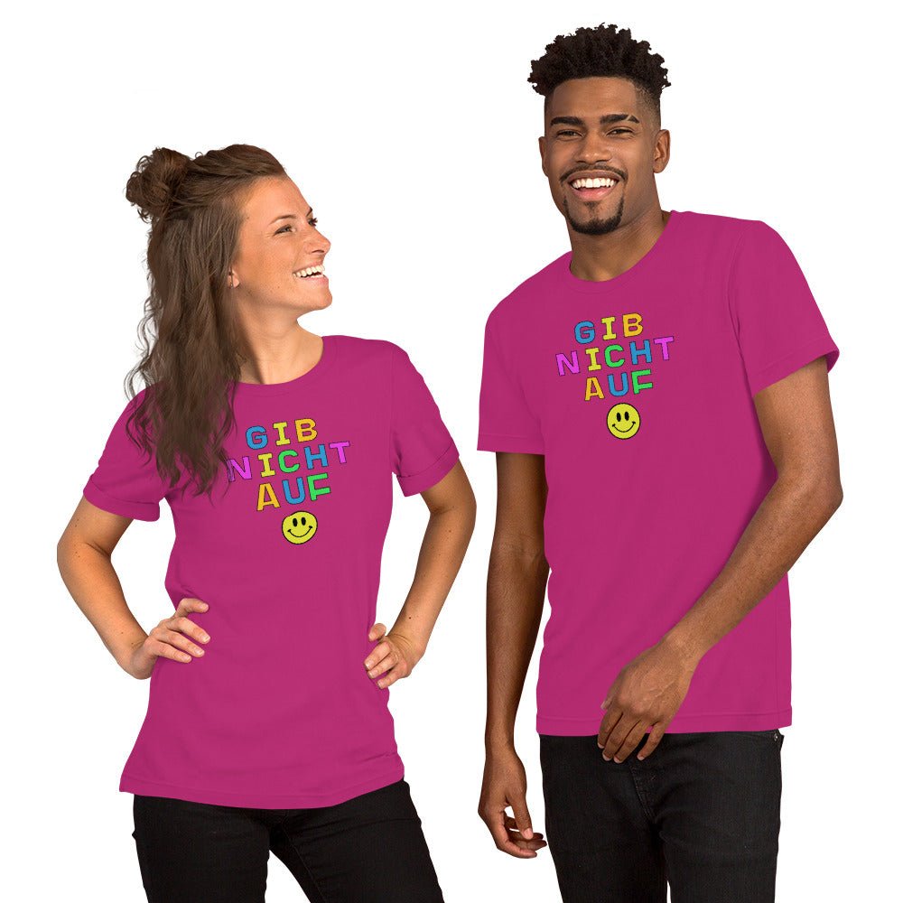 Gib nicht auf (don't give up) Unisex t-shirt