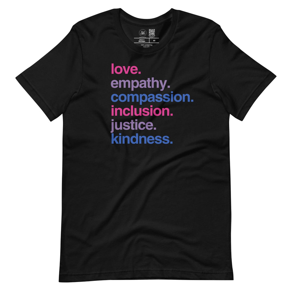 'Kindness Is' Bi Pride Classic Tee by Kind Cotton