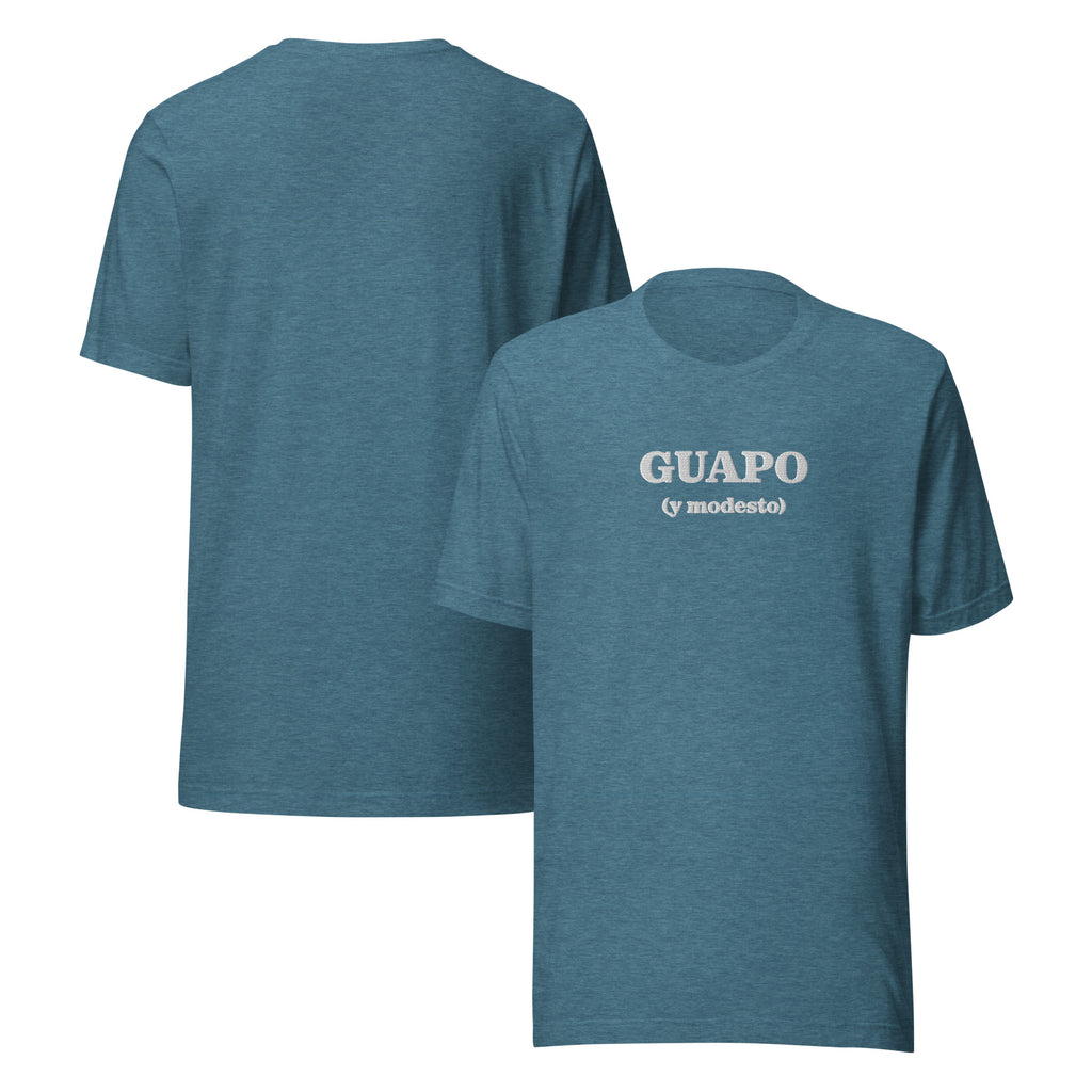 Guapo y modesto embroidered t-shirt