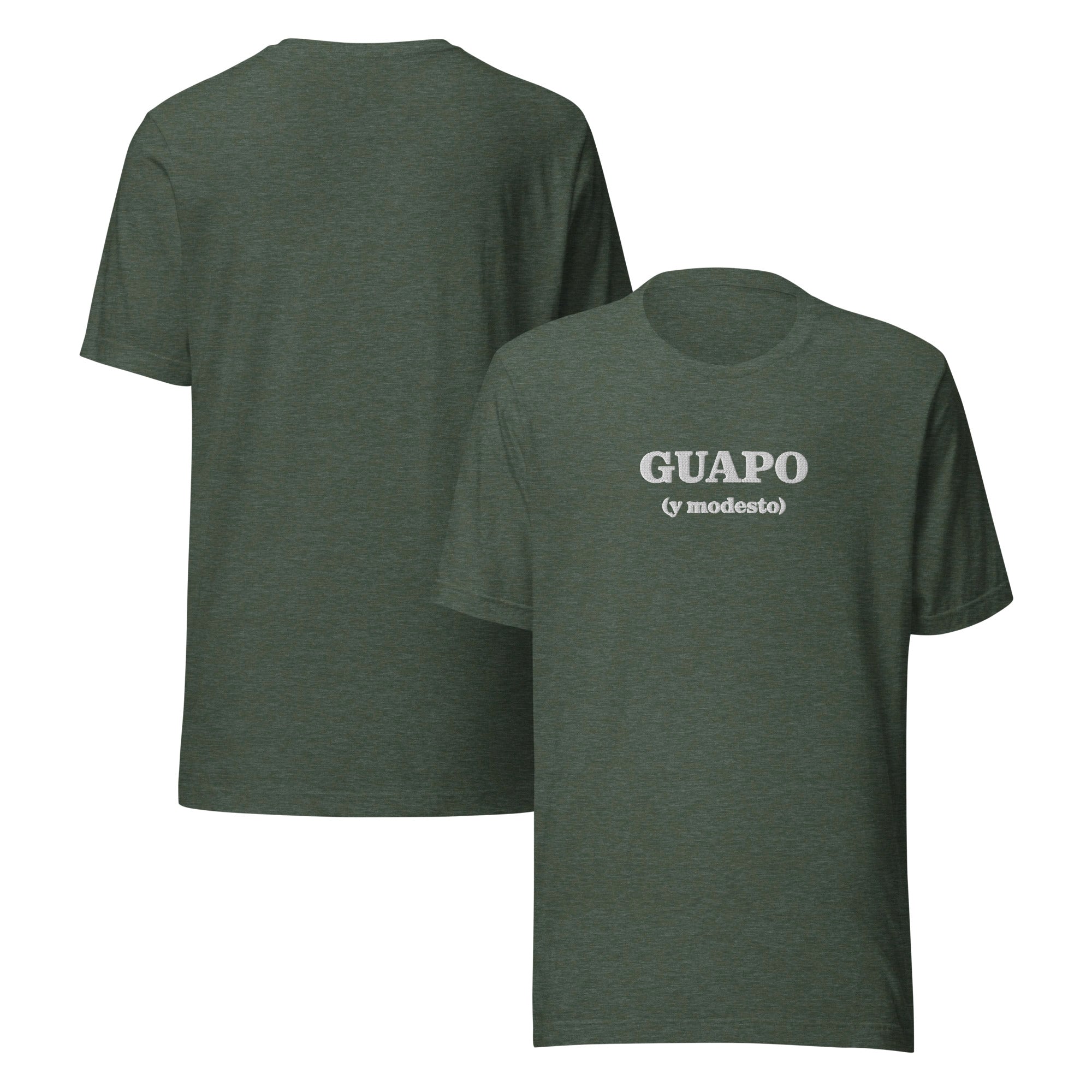 Guapo y modesto embroidered t-shirt
