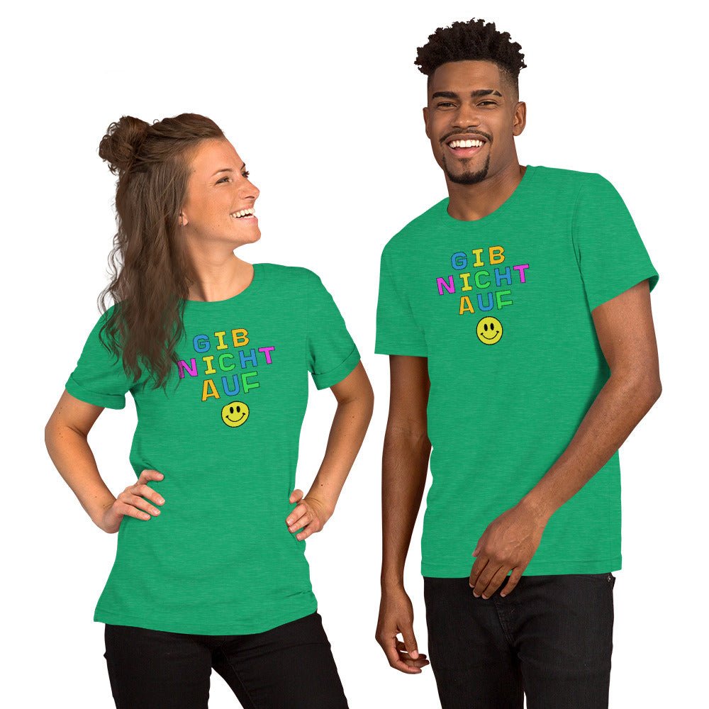 Gib nicht auf (don't give up) Unisex t-shirt - La Vie Bien - Don't give up - German gifts - German language