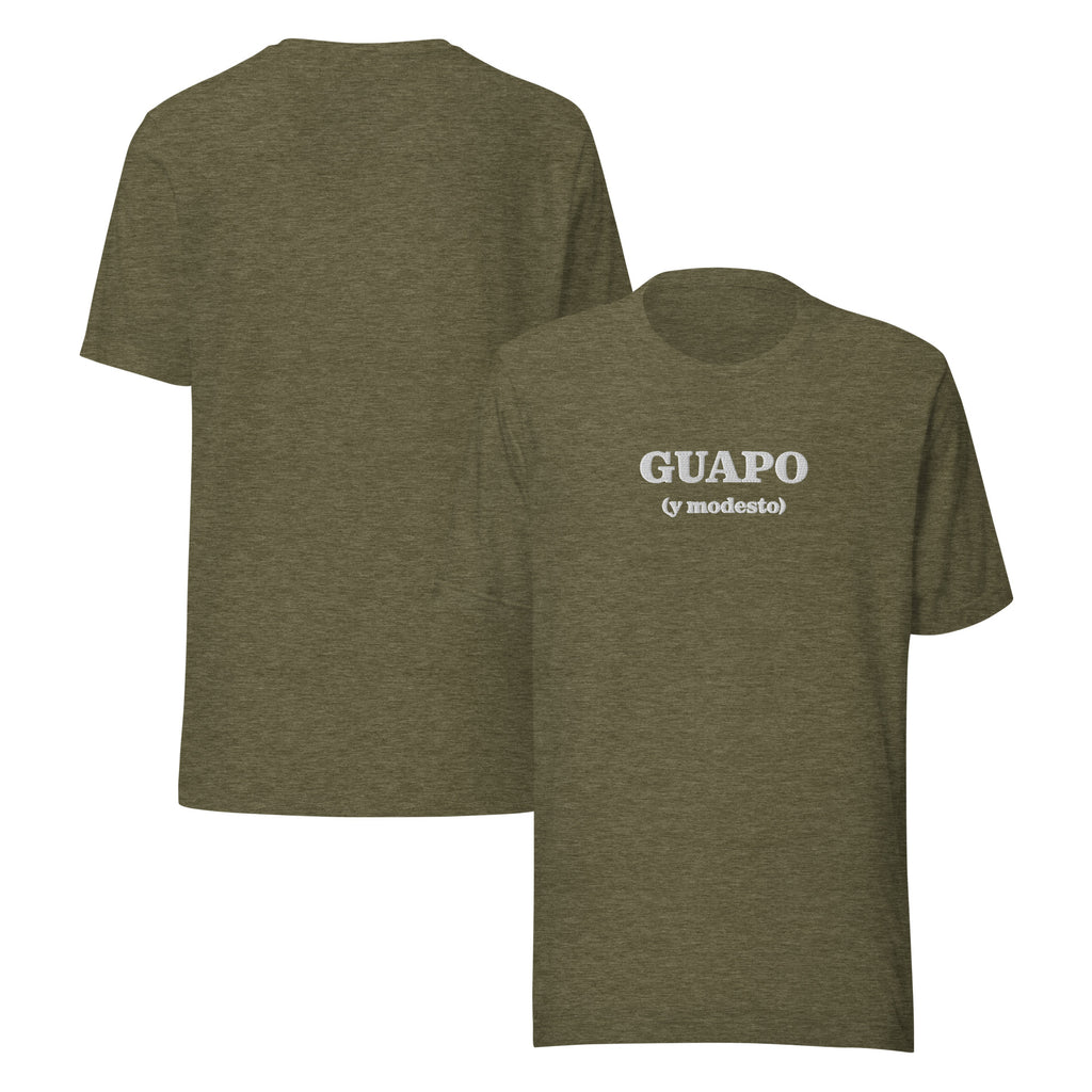 Guapo y modesto embroidered t-shirt